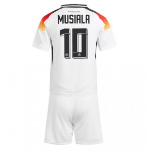 Fotbalové Dres Německo Jamal Musiala #10 Dětské Domácí Oblečení ME 2024 Krátký Rukáv (+ trenýrky)